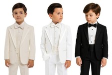 Baby Boys Tuxedo Suit Baptism