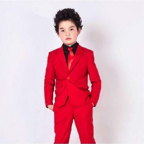 Red baby boy suit pcs - baby,