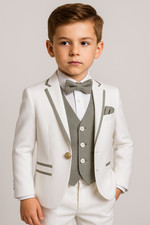 Boys Communion Piping Suit