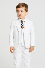 Boys White Communion Suit