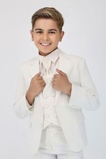 Luxurious Boys Ivory 5-PC Suit