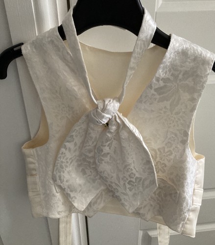 Boys formal waistcoat - waistcoat, cravat