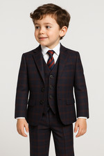 Kids English Navy Blue Maroon